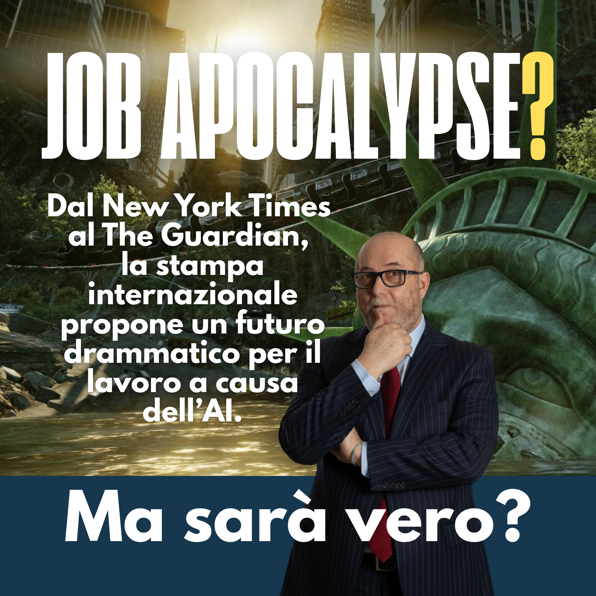 Job-Apocalypse? No, ma chi resta fermo rischia l’estinzione.